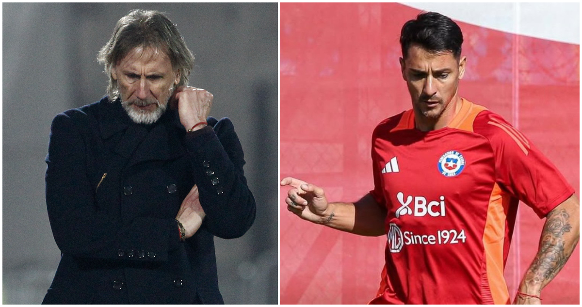 Ricardo Gareca en una fotografía junto a Fernando Zampedri