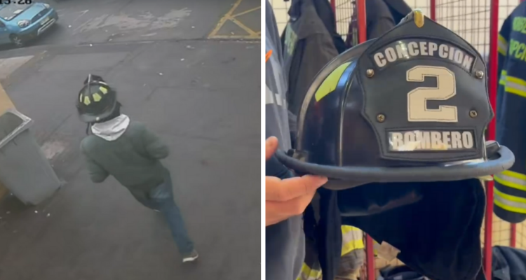 robo bomberos concepción