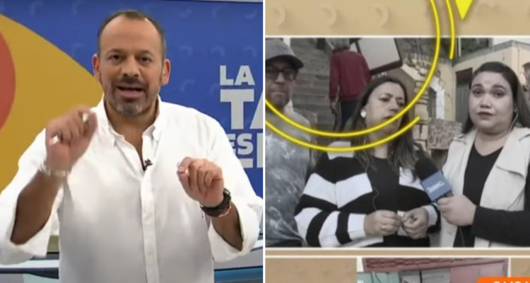 Programa de Canal 13 captó robo en vivo