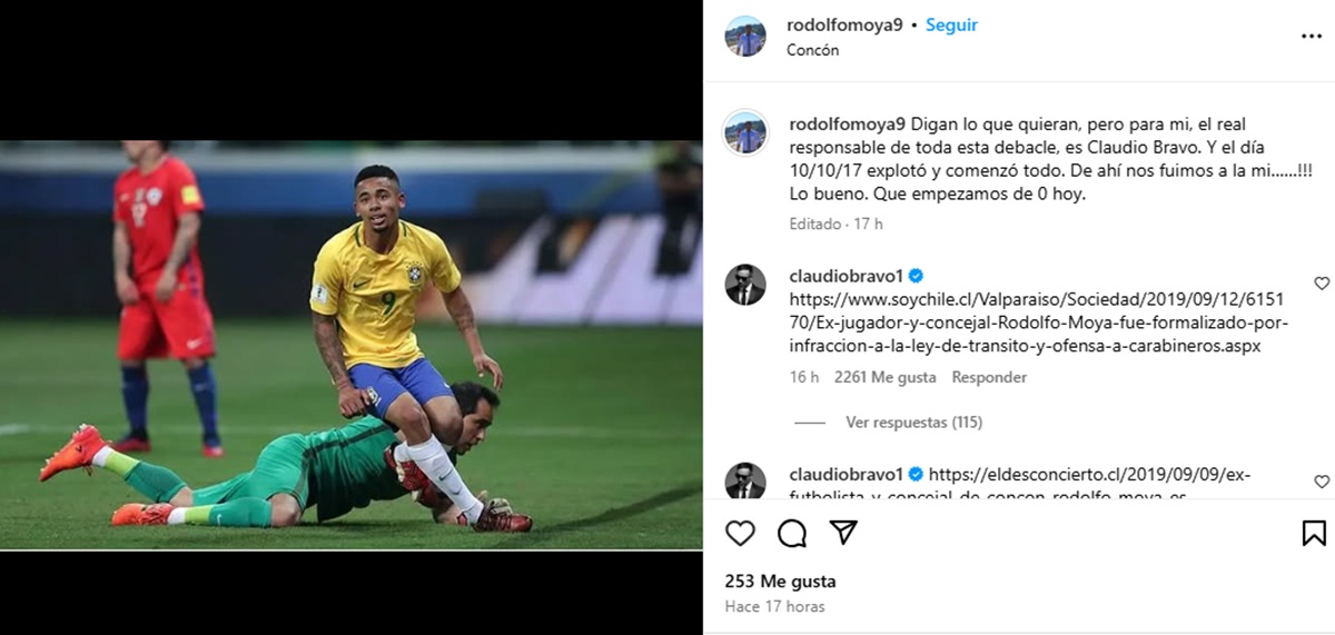 Moya atacó duramente a Bravo.