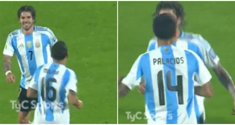 Rodrigo de Paul y su gesto contra Arturo Vidal