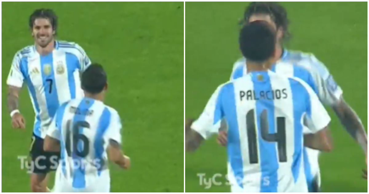 Rodrigo de Paul y su gesto contra Arturo Vidal
