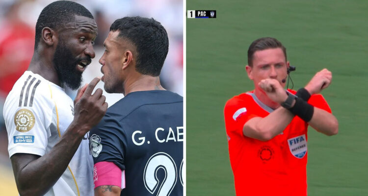 Árbitro activó protocolo antirracismo en Real Madrid vs Pachuca del Mundial de Clubes.