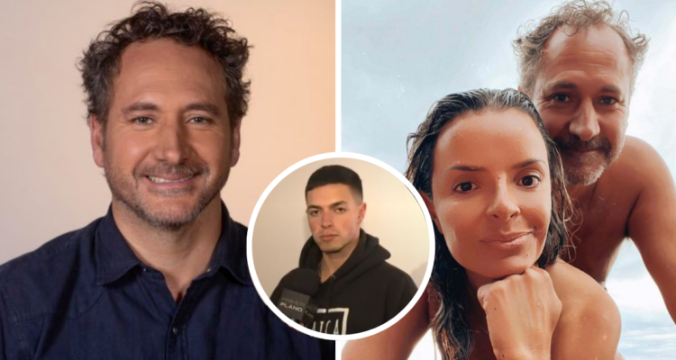 Juan Pablo Sáez junto a su exesposa, Camille Caignard, y el hijo de esta última, en referencia a detalles de episodio de VIF