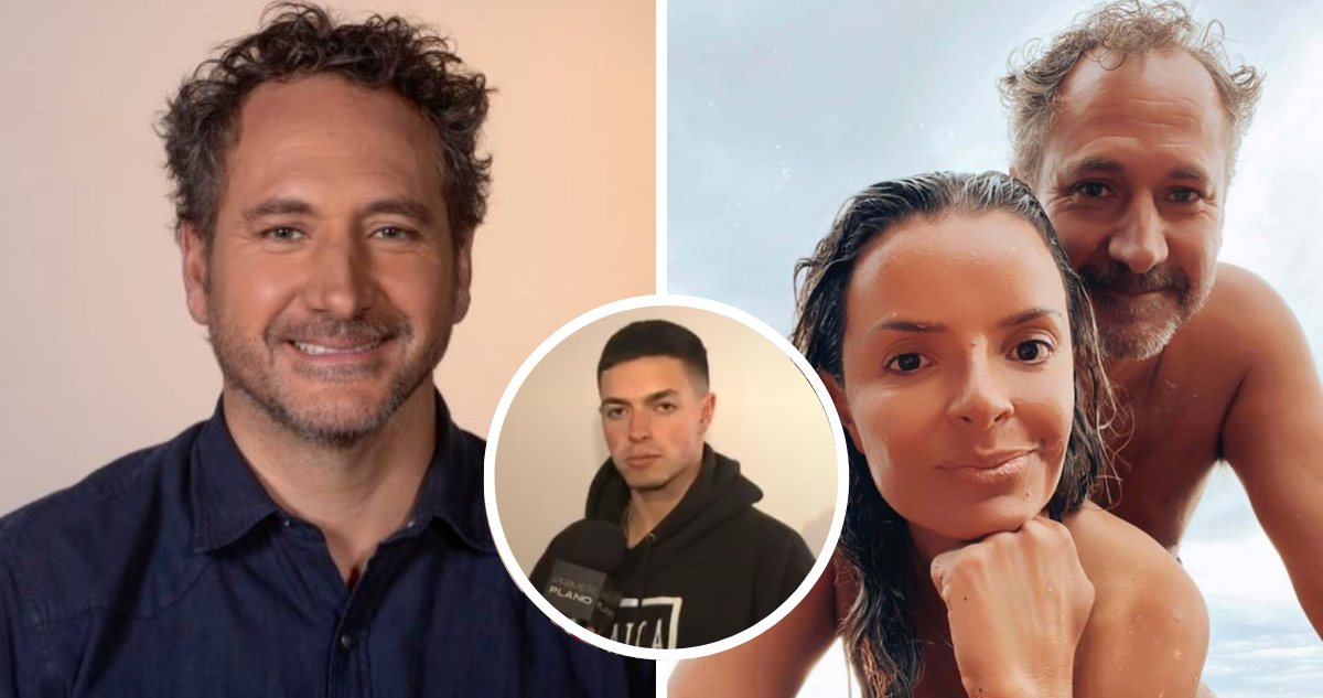 Juan Pablo Sáez junto a su exesposa, Camille Caignard, y el hijo de esta última, en referencia a detalles de episodio de VIF