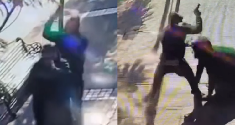 Video capta violento robo “salida de banco” en Peñaflor: motochorro le sustrajo $4 millones a víctima