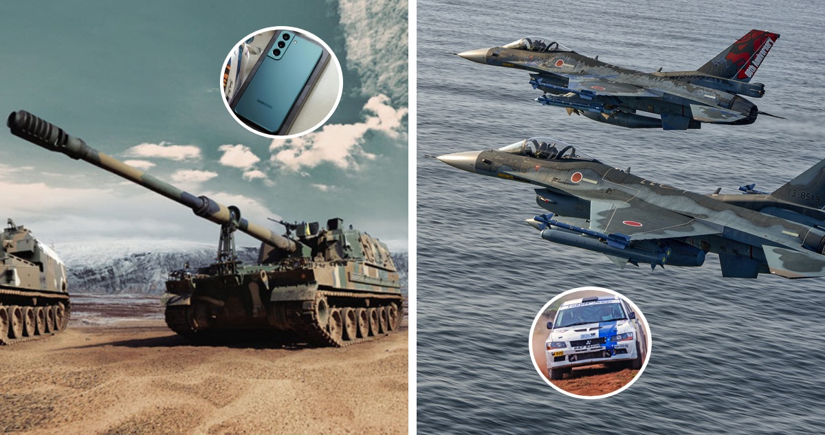 Tanque Samsung y jet de combate Mitsubishi: empresas y sus “excéntricos” negocios que quizás no sabías