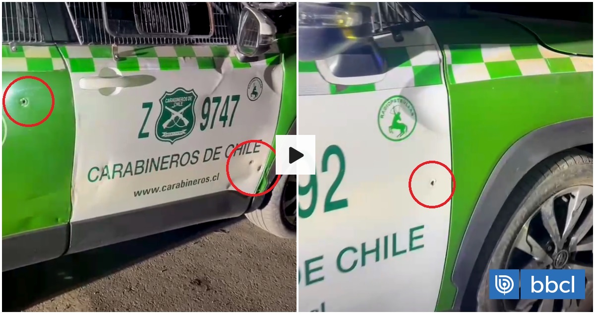 Atacan a balazos a carabineros en operativo Calle Sin Violencia en Lo Espejo: 2 patrullas con impactos