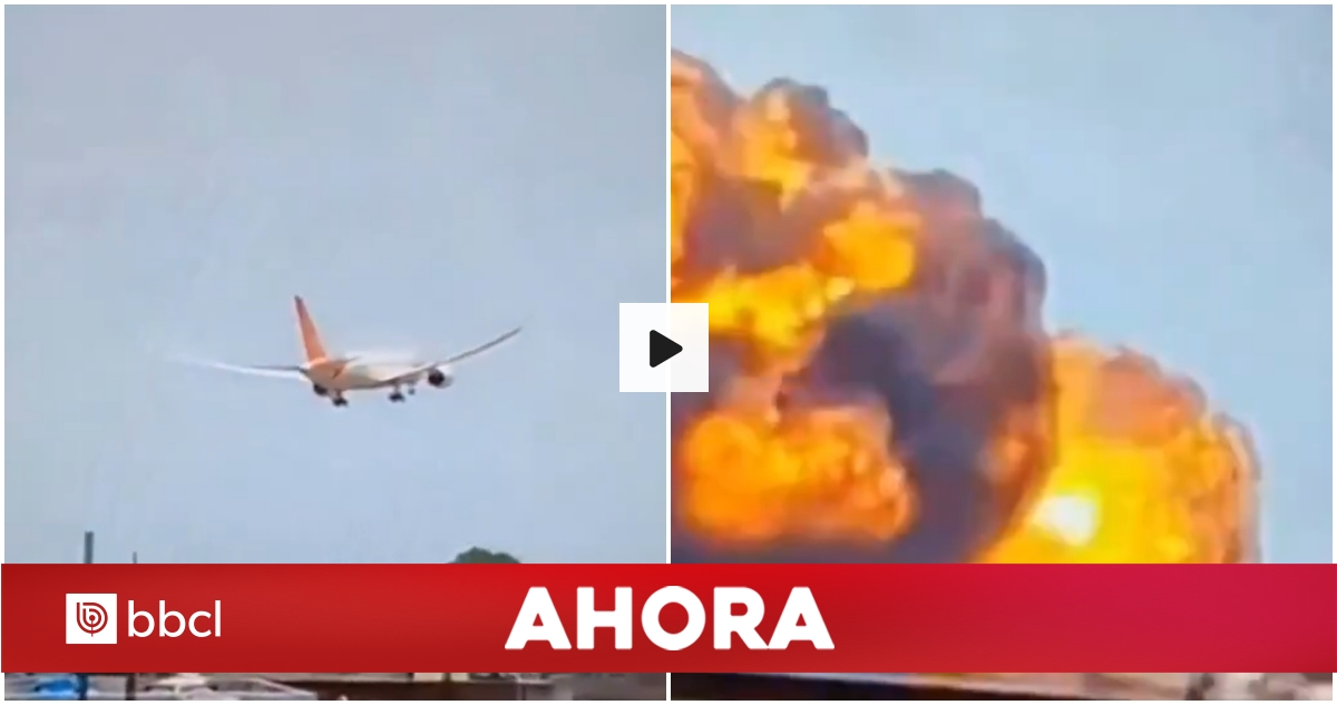 
                                    VIDEO | Avión con más de 240 personas se estrella en India minutos después del despegue                                