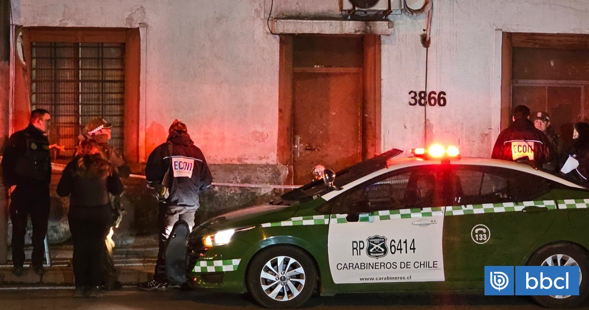 Fiesta clandestina en Estación Central termina con balacera: hay un asesinado y tres heridos
