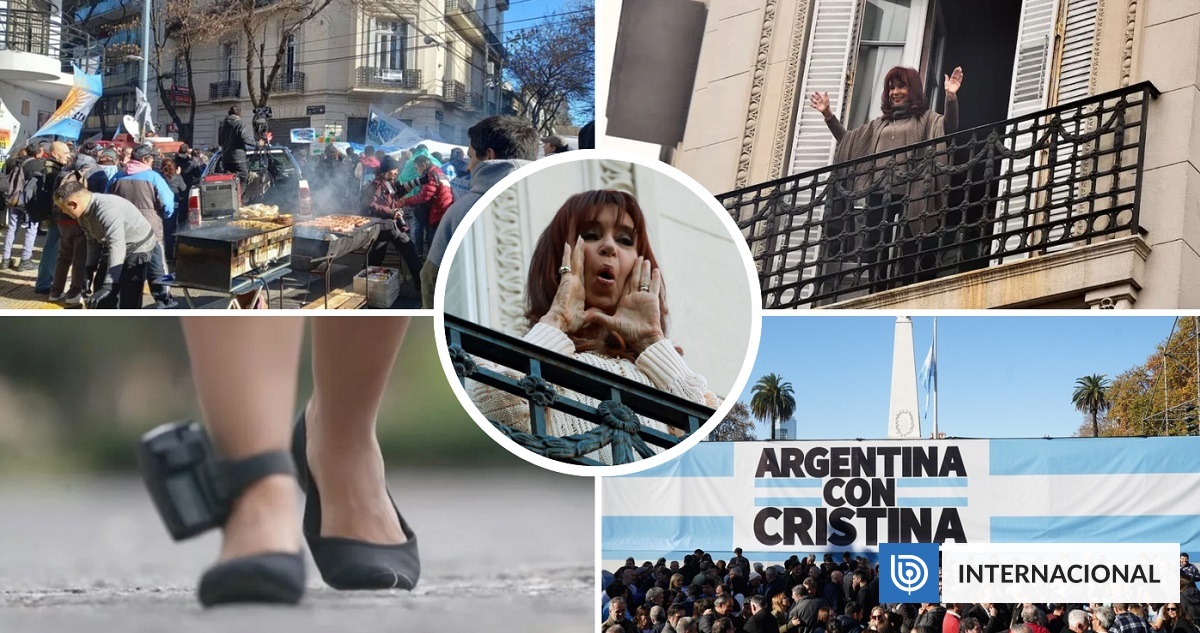 Los beneficios de Cristina presa: el drama del balcón, audio a la militancia y una visita estelar