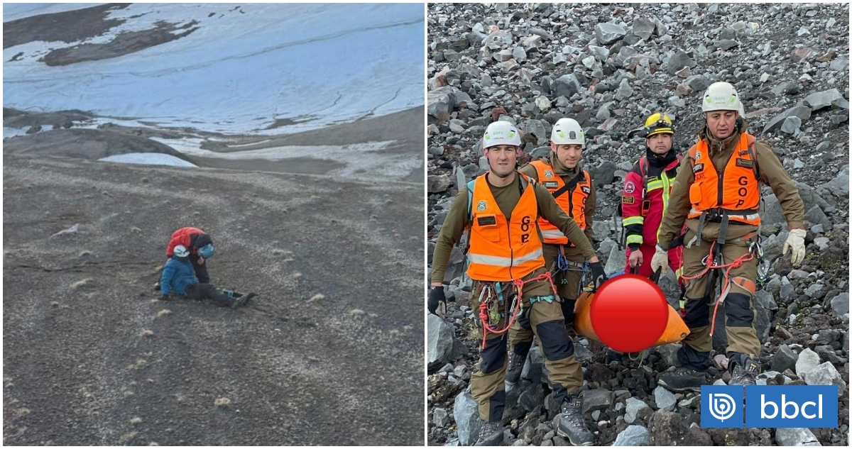 Rescatan a excursionista que sufrió grave fractura cuando ascendía de volcán Puyehue