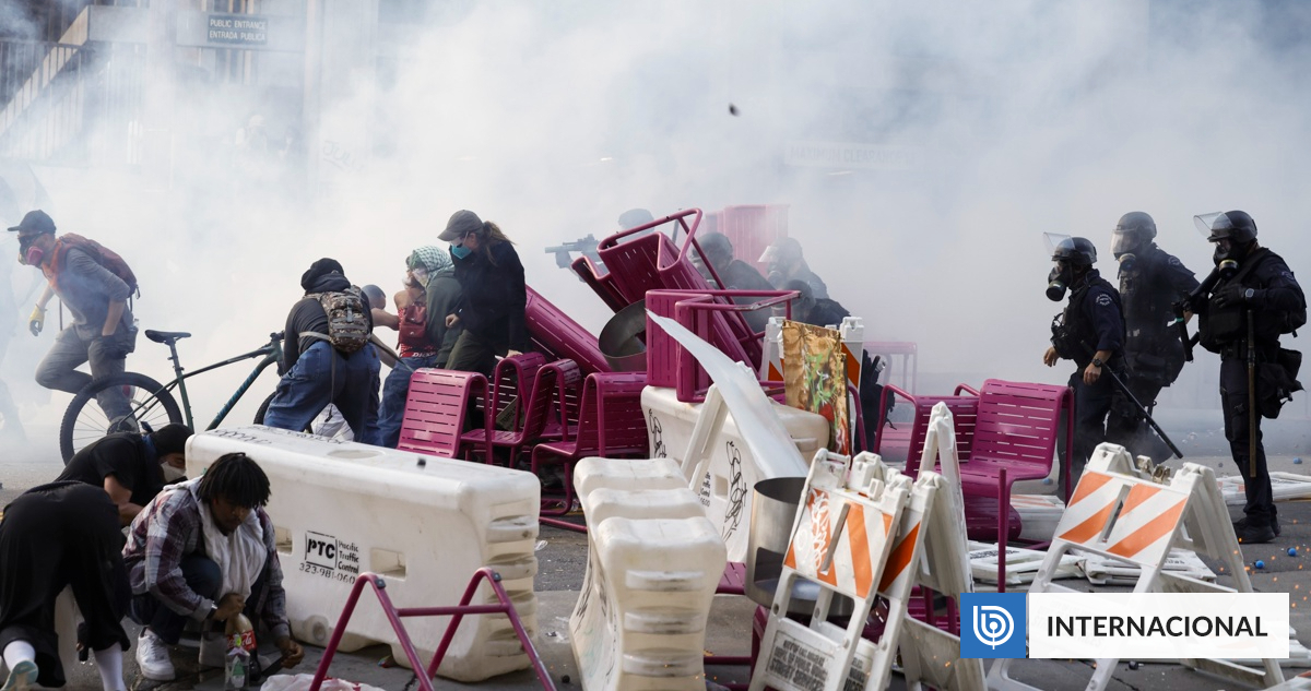 
                                    Trump dice que protestas en Los Ángeles 