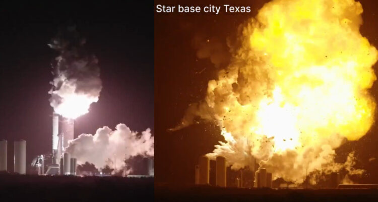 Cohete Starship explota en tierra tras sufrir grave anomalía