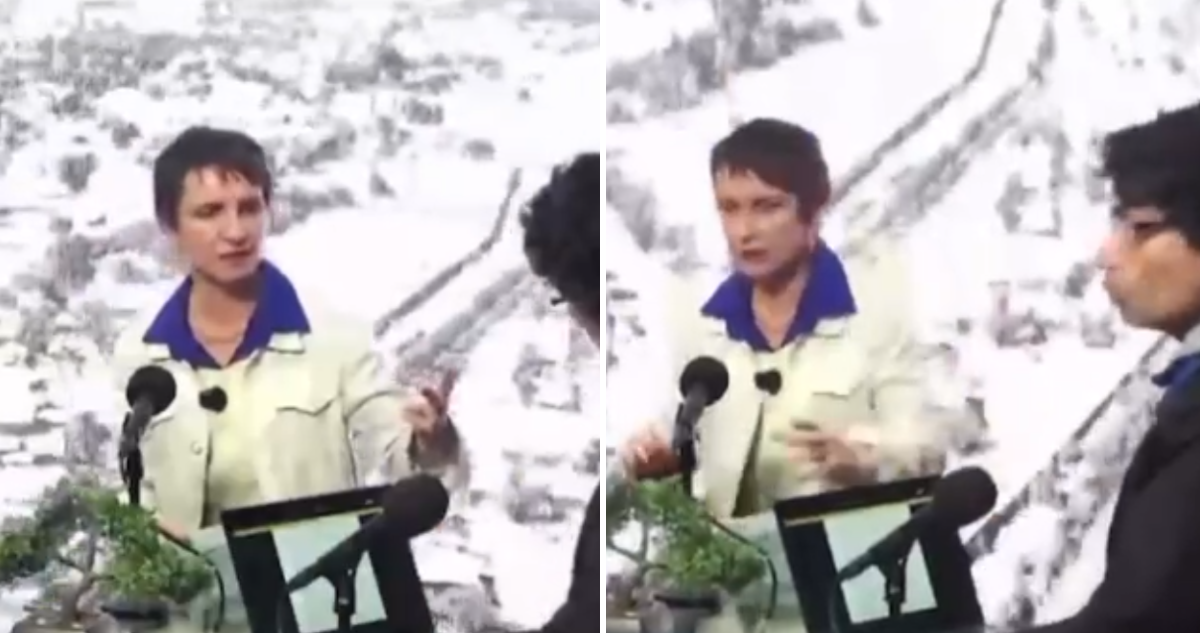 Carolina Tohá es sorprendida por temblor en plena entrevista en el norte del país