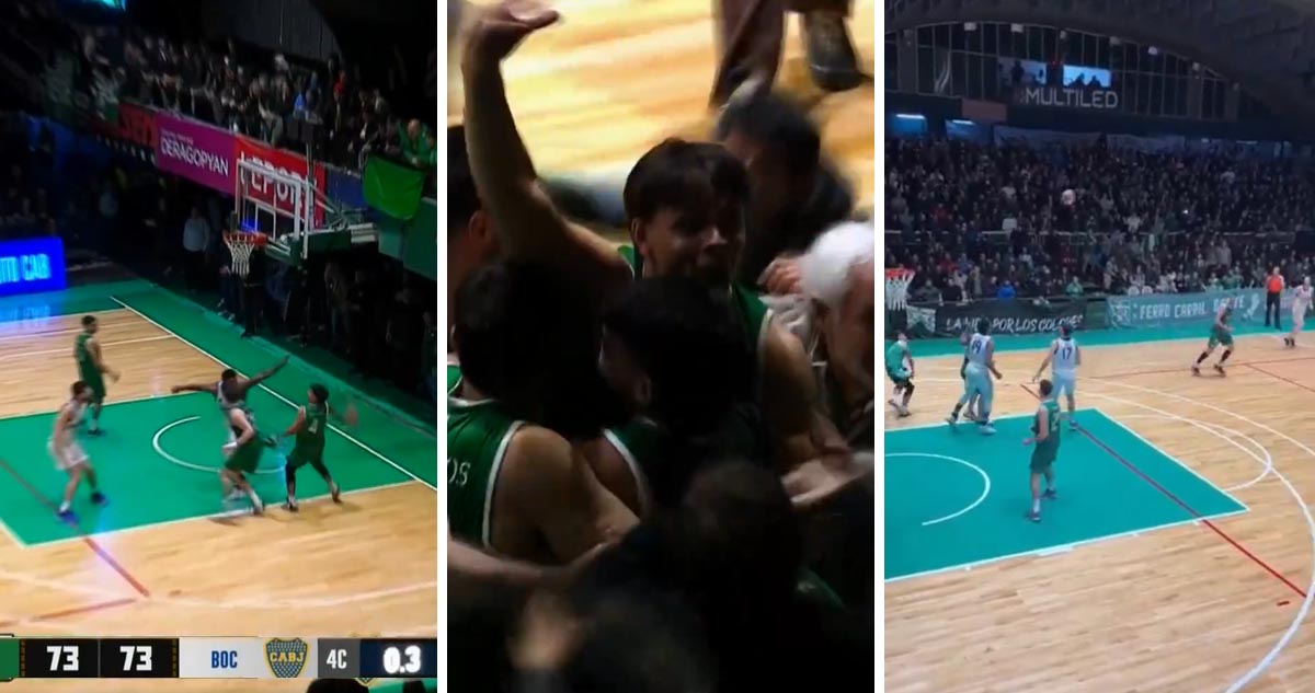 Triple imposible impactó en baloncesto de Argentina.