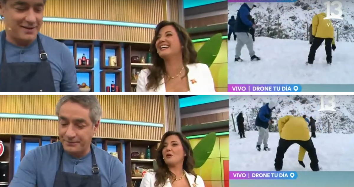 Periodista y productor buscando el anillo