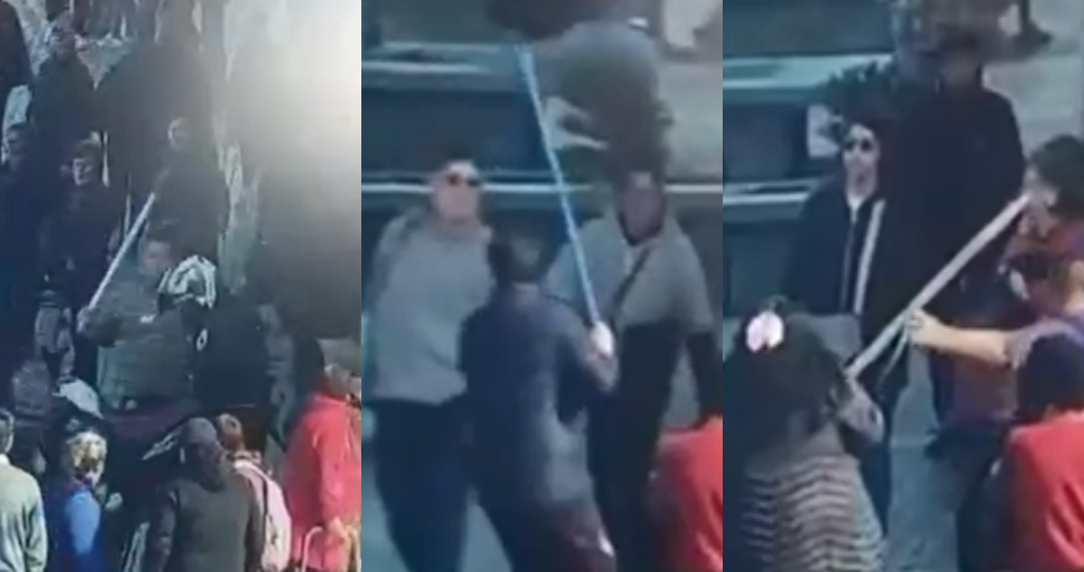 Video muestra ataque a funcionarios municipales en fiscalización contra el comercio ilegal en Maipú