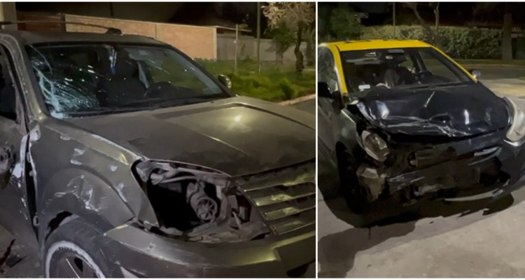 Dos mujeres heridas deja accidente en Las Condes: taxista se dio a la fuga
