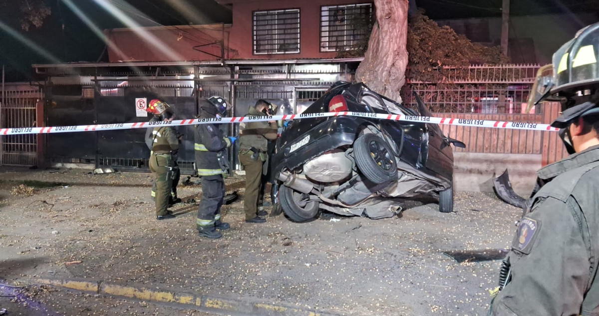 Choque con resultado de muerte en Quinta Normal