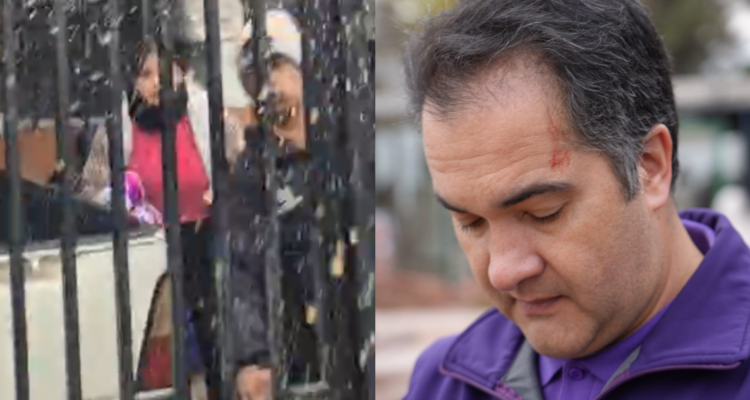 Agreden a René de la Vega en fiscalización: alcalde de Conchalí fue escupido y amenazado