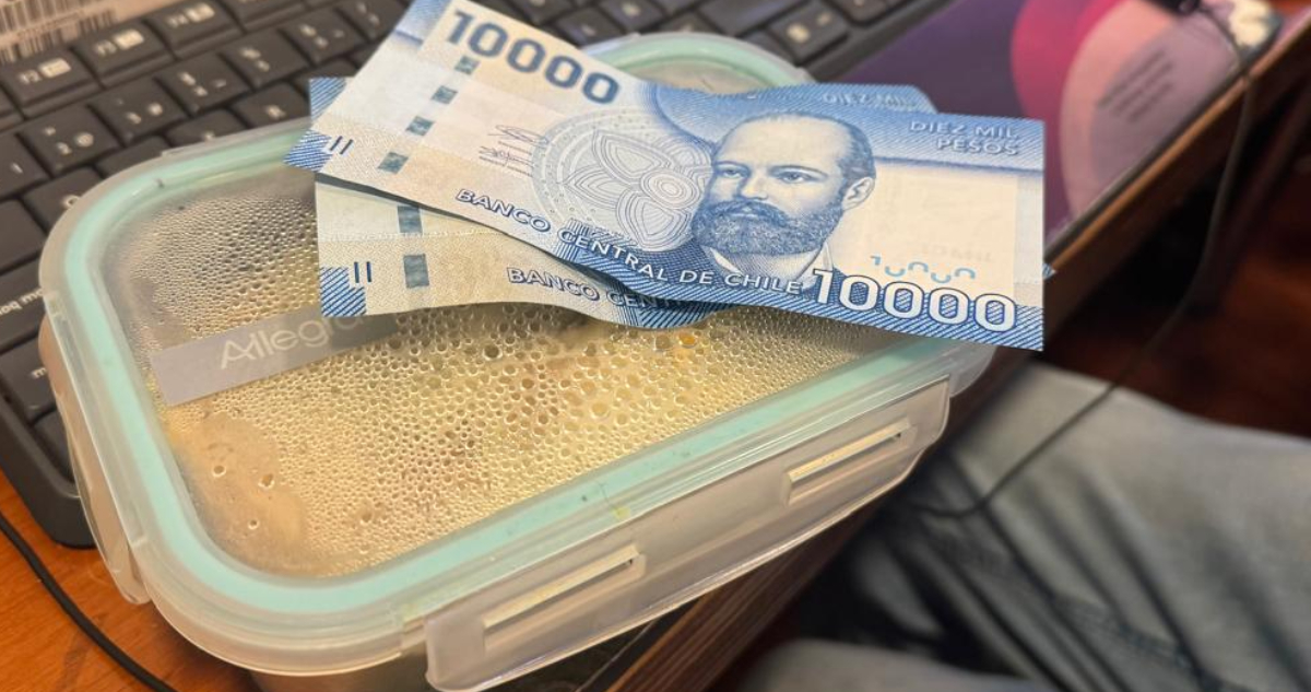 Trabajadores que no andan “con el pote” llegan a gastar casi $200 mil mensual en la hora de colación