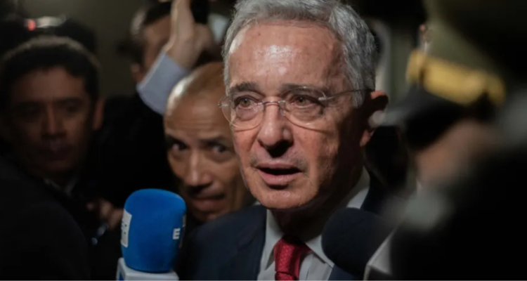 Imagen de archivo del expresidente de Colombia Álvaro Uribe