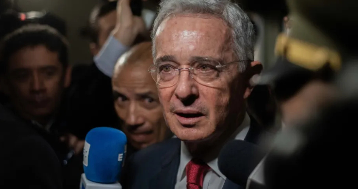 Imagen de archivo del expresidente de Colombia Álvaro Uribe