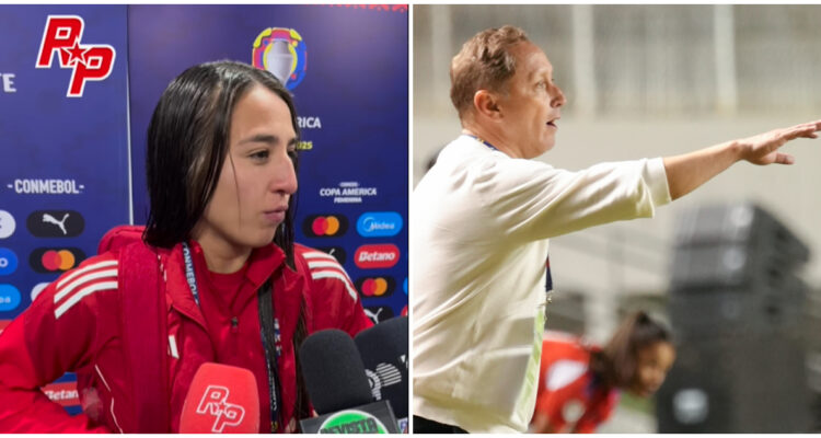 Antonia Canales y Luis Mena de La Roja Femenina