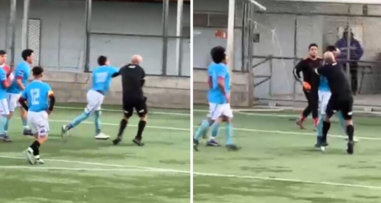 Árbitro fue brutalmente agredido en partido amateur en Illapel.