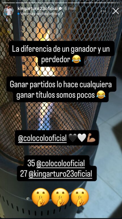 Arturo Vida envió picante mensaje en Instagram