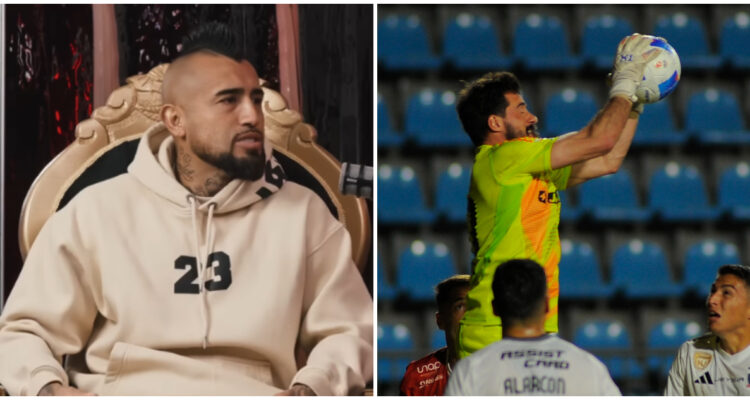 Arturo Vidal y Fernando De Paul en Colo Colo