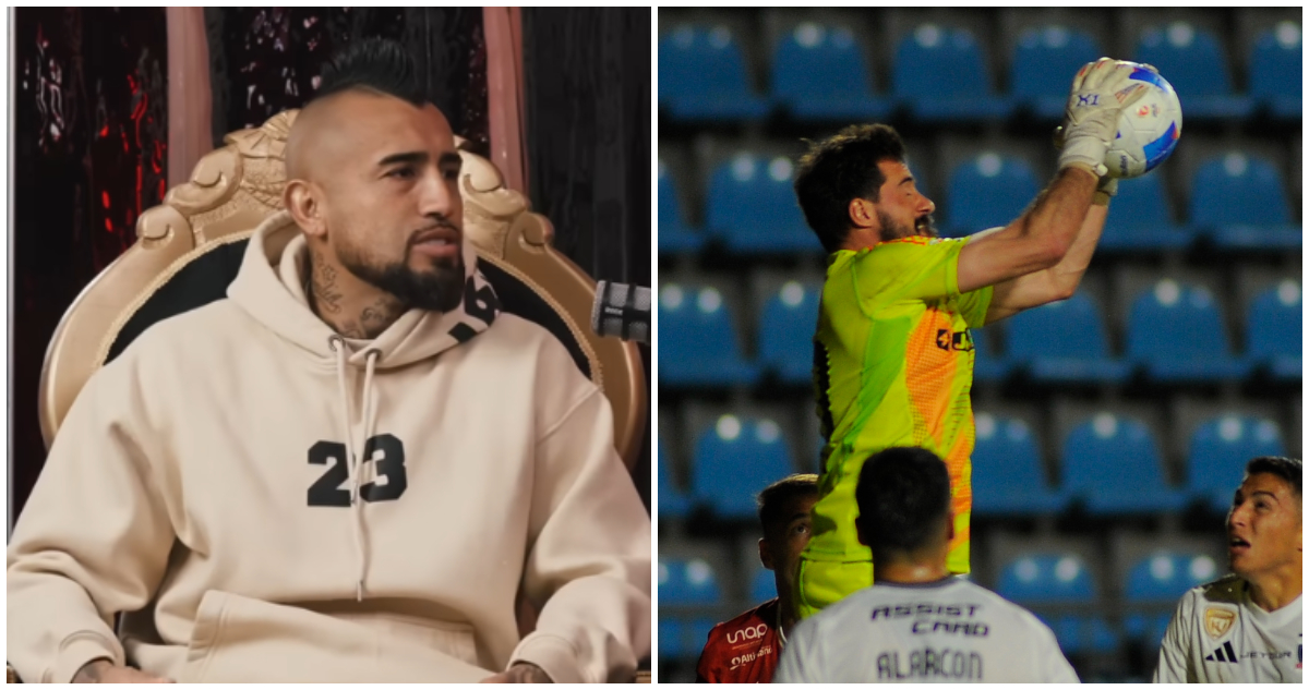 Arturo Vidal y Fernando De Paul en Colo Colo