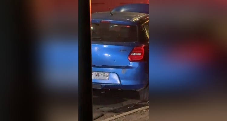 Encuentran a personas baleadas en un auto fiscalizado en Recoleta: no quisieron denunciar el hecho