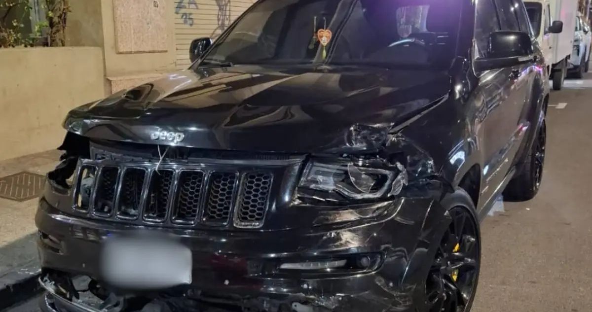 Auto de Brayan Cortés fue hallado chocado en Santiago. 