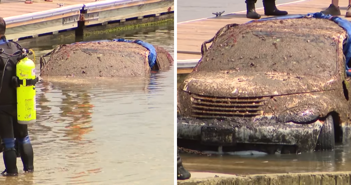 Auto encontrado con restos humanos