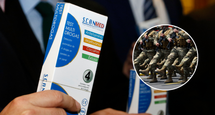 Avanza proyecto para establecer test de drogas anuales en FFAA, Carabineros, PDI y Gendarmería
