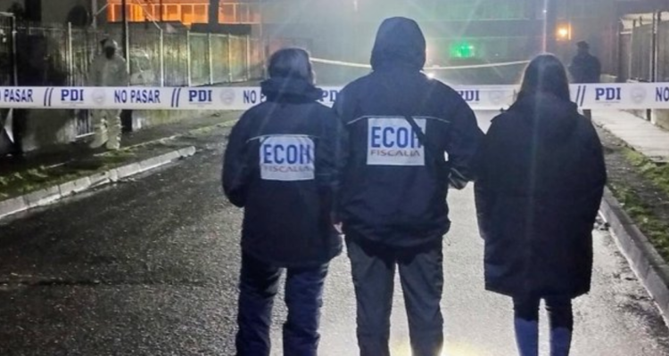 Equipo ECOH de Fiscalía por baleado en San Pedro de la Paz