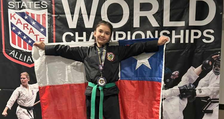 Chilena de solo 10 años se convierte en bicampeona mundial de artes marciales: “Cumplí mi sueño”