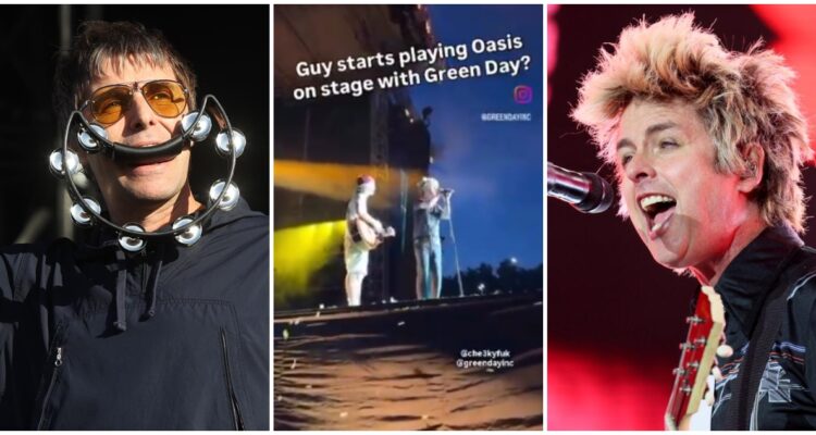 Billie Joe expulsa a fan que tocó canción de Oasis en show de Green Day: Liam se sumó al troleo