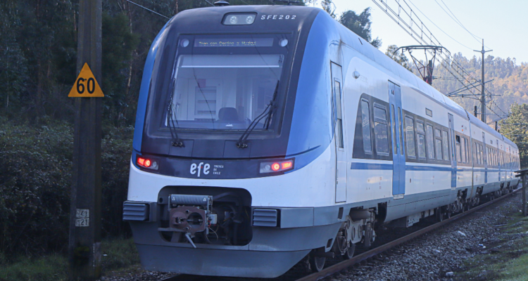 Biotren suspenderá servicios ante Alerta Roja por riesgo de tsunami