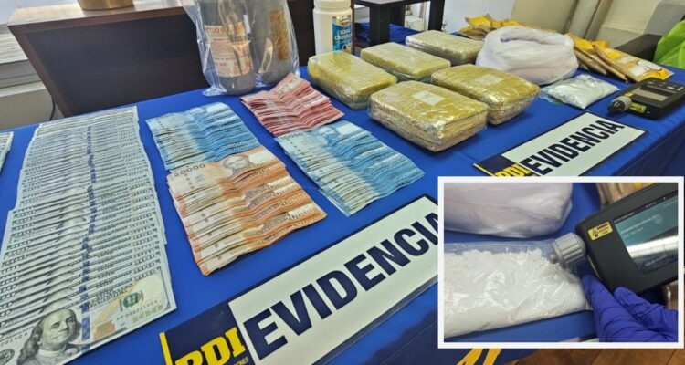 Bolivianos detenidos por ingresar droga a Chile y luego comercializarla en RM, Ñuble y Bío Bío