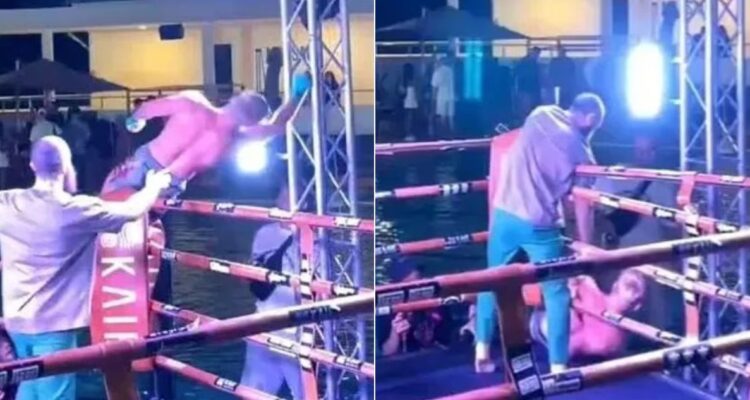 Boxeador recibe descarga eléctrica en Tailandia tras celebrar victoria en combate