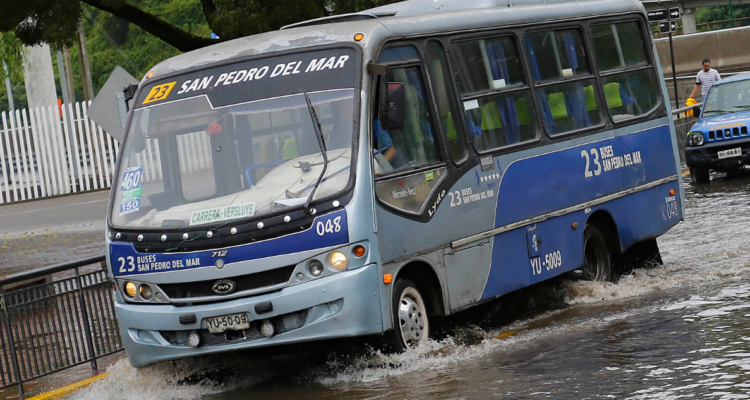 Bus por transporte público en la región del Bío Bío
