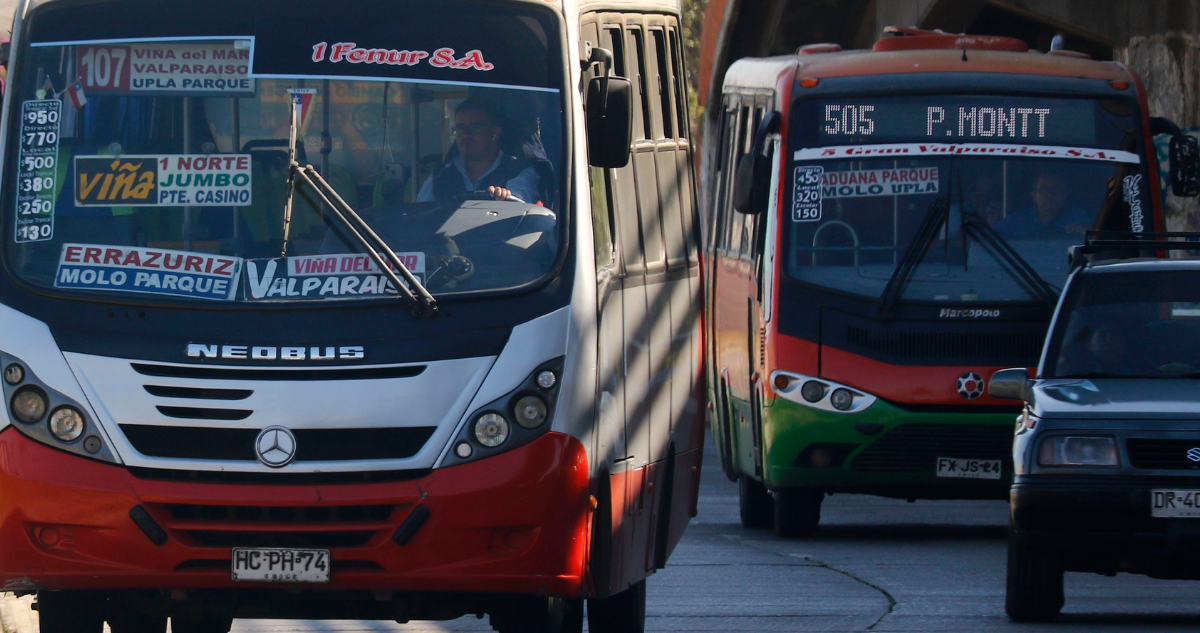 Buses por bases de licitación del transporte público del Gran Valparaíso