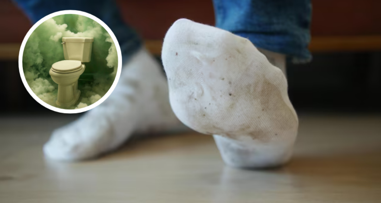Los calcetines podrían tener más bacterias que la taza del baño
