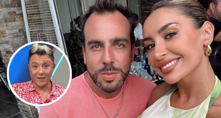 Camila Andrade y Francisco Kaminski en referencia a auto de lujo que le habría regalado el animador