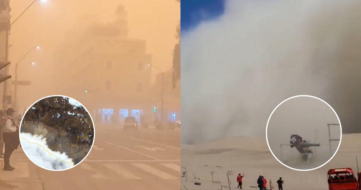 Todos están asustados: fuertes vientos provocan tormentas de arena al sur de Perú
