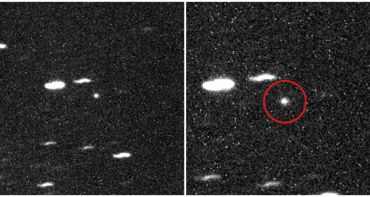 Foto del cometa 3I/ATLAS