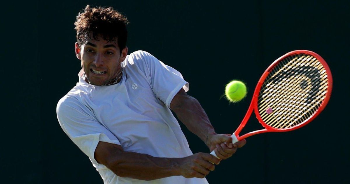Cristian Garin no alcanzó a completar su duelo de segunda ronda en Wimbledon.